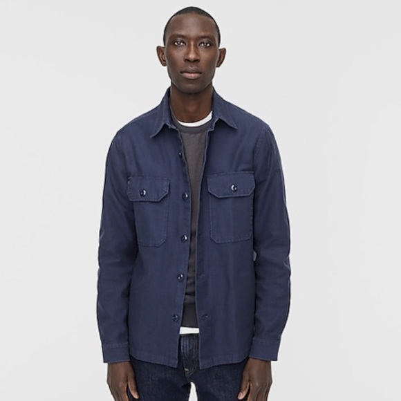 J. Crew Wallace & Barnes Shirt Jacket in twill - Picture 1 of 7